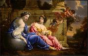Simon Vouet The Muses Urania and Calliope Spain oil painting artist